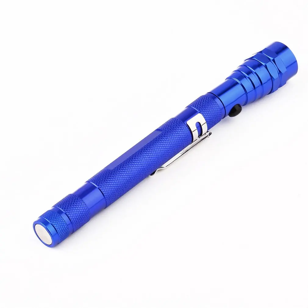 

Portable 3W LED Magnetic Flexible Telescopic Flashlight Torch Tool Light Lamp