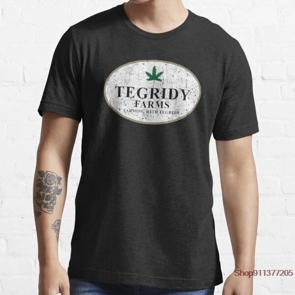 

Tegridy Farms Farming With Tegridy Summer Funny T Shirt Men Print Election T-shirt Casual Tees Fashion Streetwear TShirt