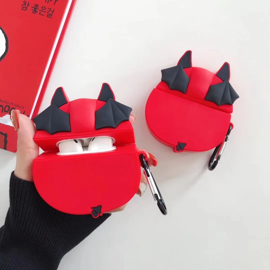 3D чехол для наушников для Airpods Pro Чехол Силиконовый Медведь Кролик поросенок Мультяшные наушники/Earpods чехол для Apple Air pods Pro 3 чехол кошка