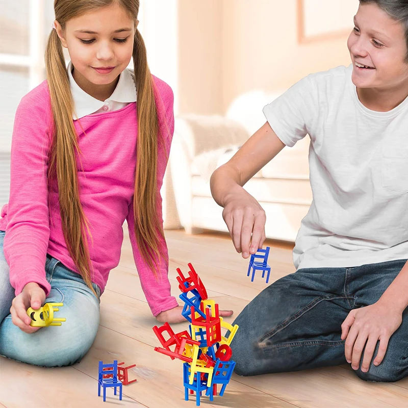 Бесплатная доставка один комплект из 18 Мини балансирующих Штабелируемых стульев