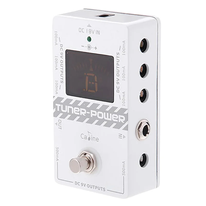 Caline Cp 09 2 в 1 тюнер и Питание оригинальный байпасс для Dc 9V Электрогитары эффектов