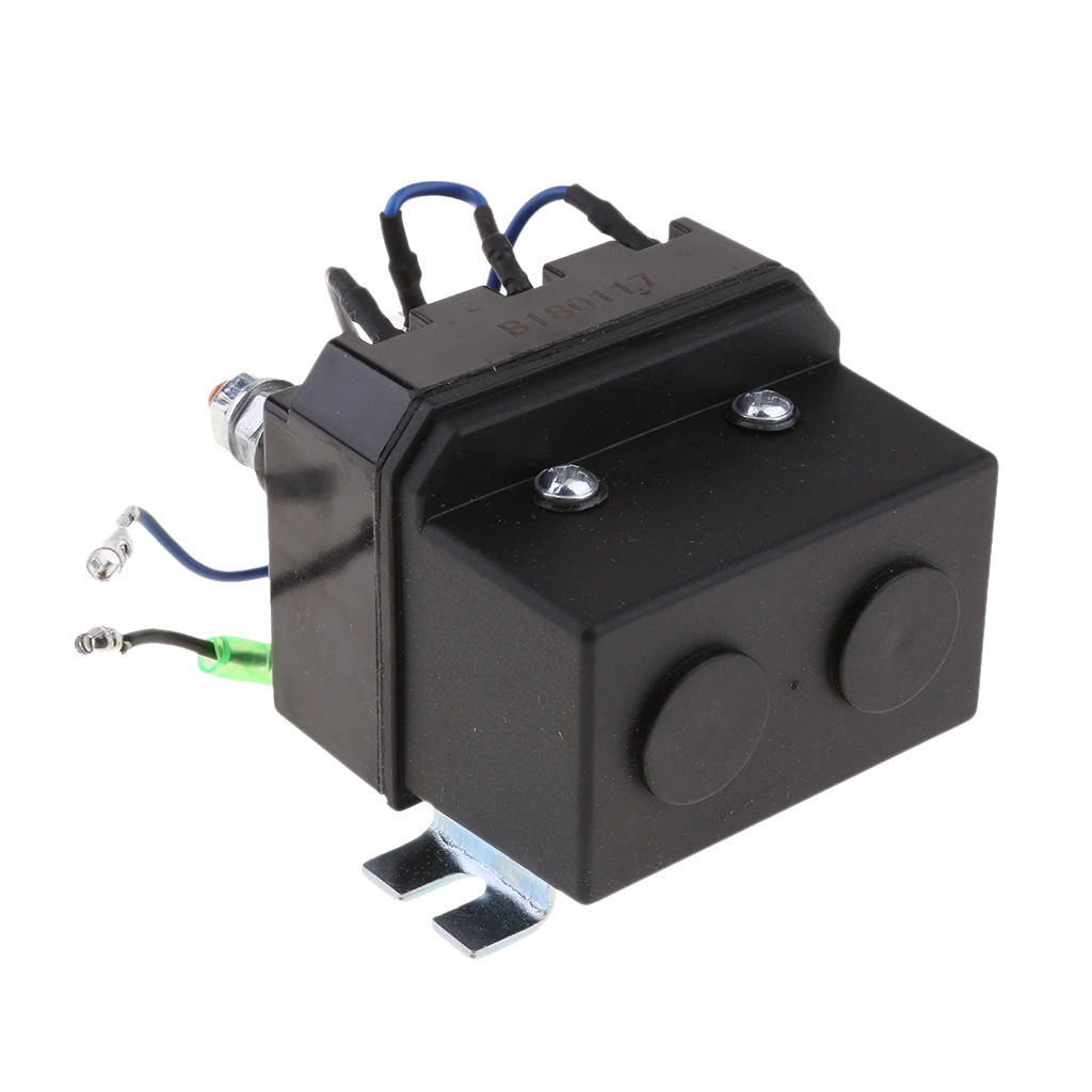Сверхмощная Лебедка 12 В постоянного тока, Реверсивный соленоидный релейный контактор, 200 А, лебедки для вездеходов, грузовиков, кулисный переключатель