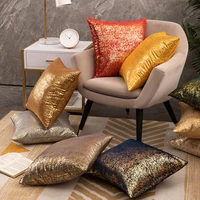 4545 bronzing nordic throw cushion cover living room decorative sofa cushion cover pillowcase home decor pillow cover 40791