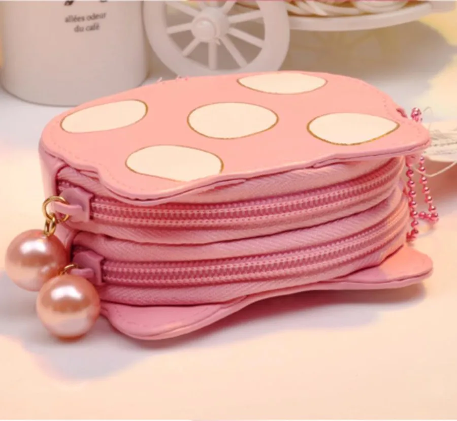 Лидер продаж новый маленький кошелек на молнии с принтом мультяшного аниме кошки