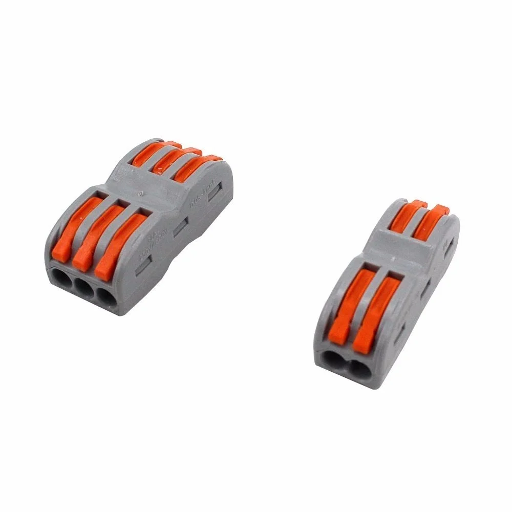 Quick Wire Connector Mini Fast 221 222 412 413 Spl-2 3 Universal Compact Wiring Conductor Push-in Led Strip Terminal Block China |