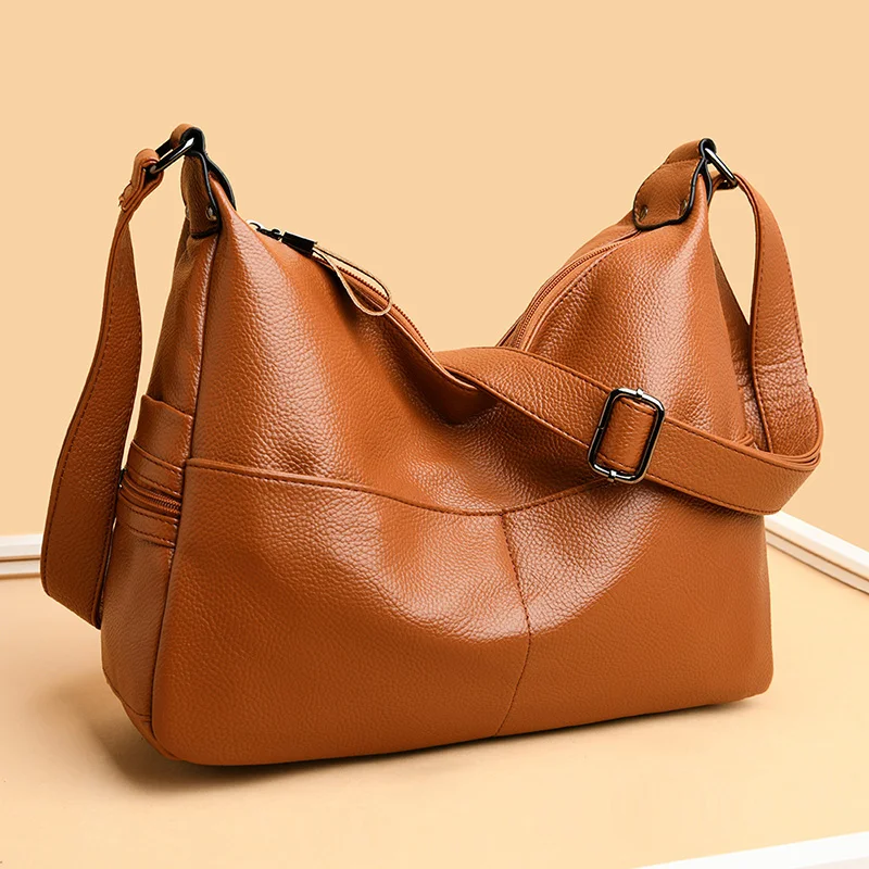 

High Quality Soft Leather Luxury Handbags Women Bags Designer Woman Messenger Shoulder Crossbody Bags for Women 2020 Female