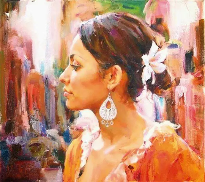 100% ручной росписью оригинальная картина написанная маслом художественные