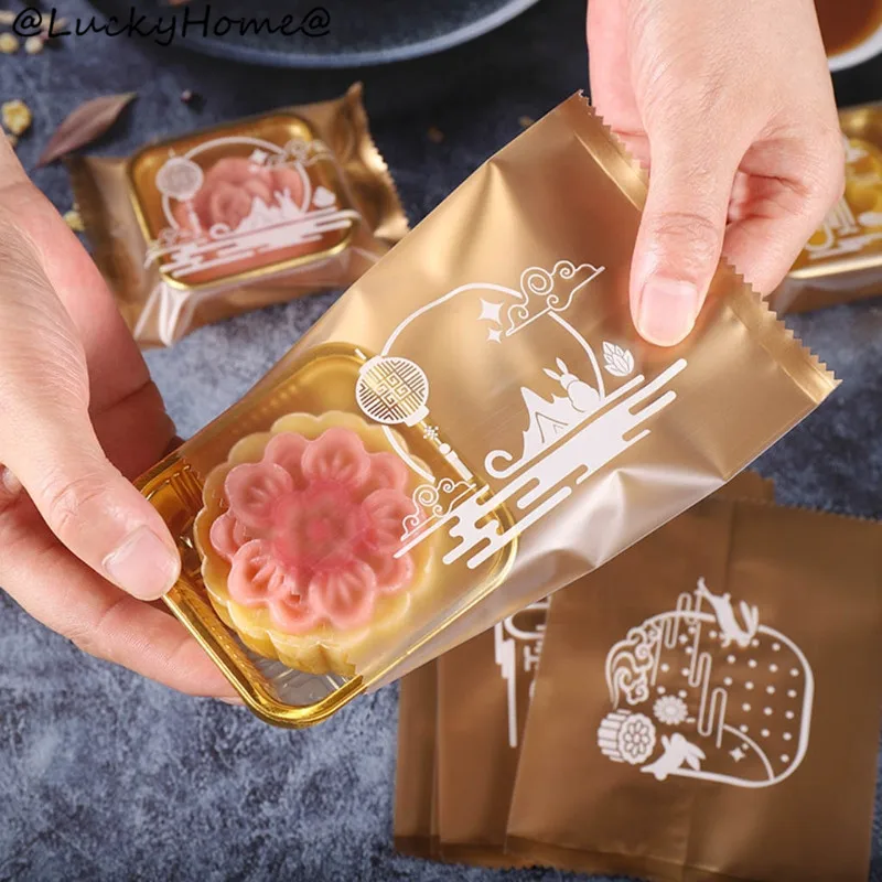 

Moon пакет для упаковки пирожных 100 штук с изысканным рисунком