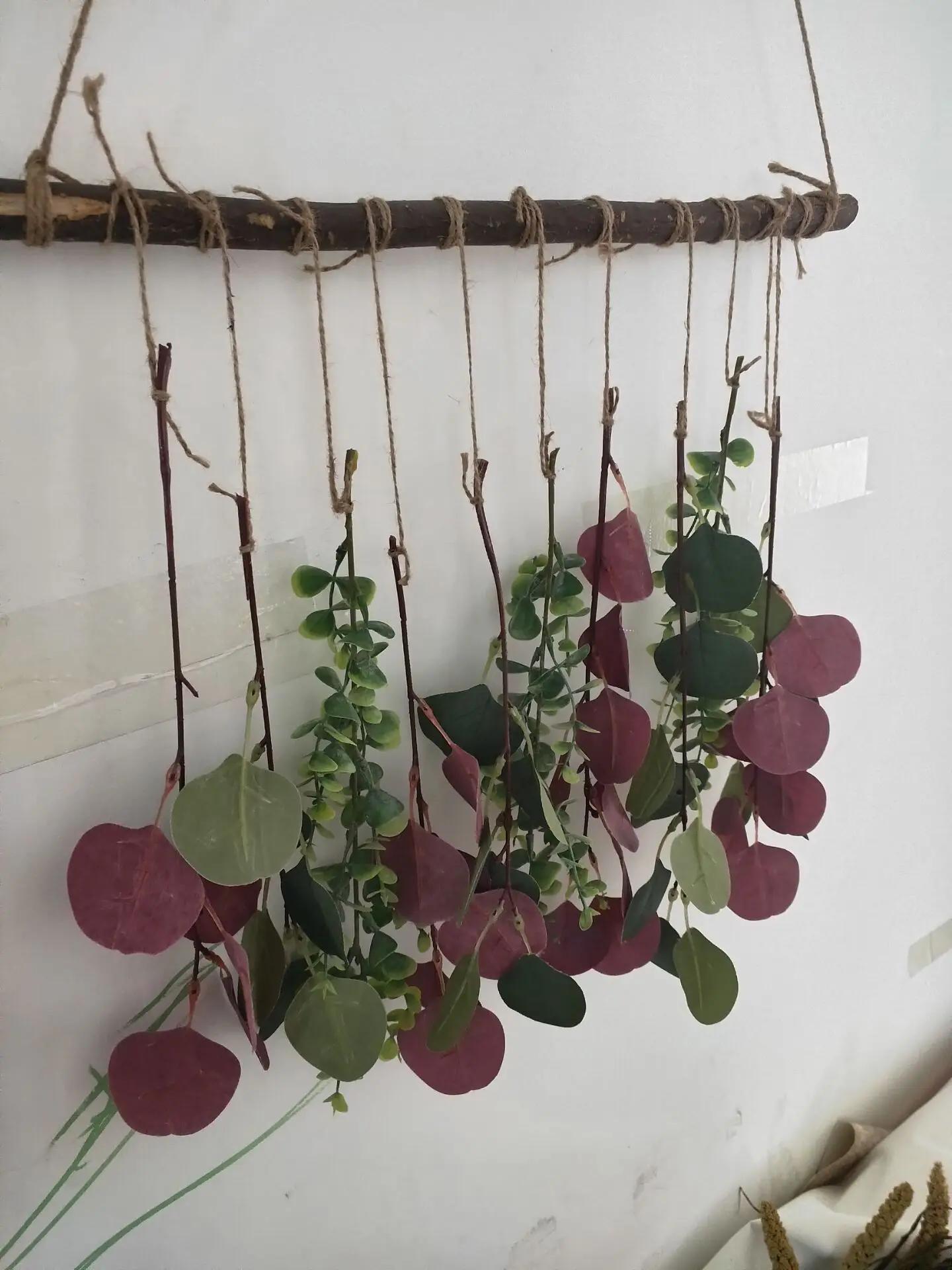 Искусственный эвкалипт Подвесной Настенный декор Виноградная лоза из эвкалипта