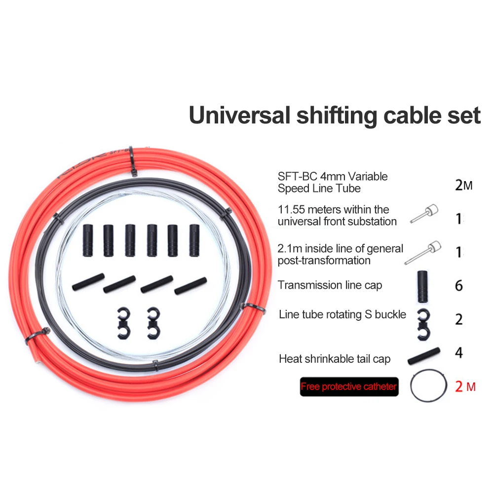 

Basic Brake/Shift Cable&Housing Group SetsFor MTB Bike Road Bicycle Shift Gear Derailleur/Brake kits Wire Tube Line Hose