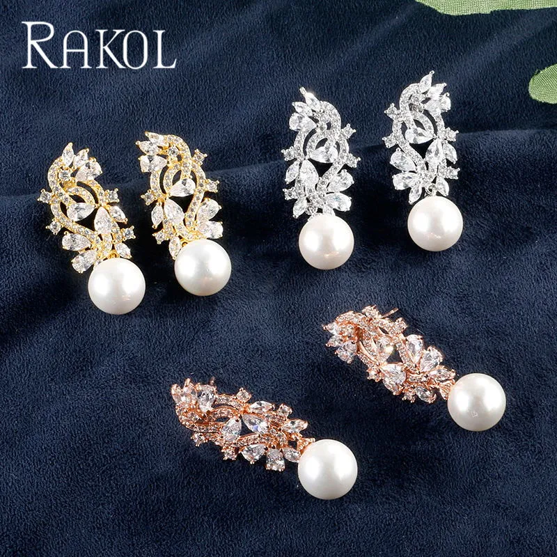 RAKOL женские роскошные личности свадебные туфли с отделкой жемчугом и прозрачными