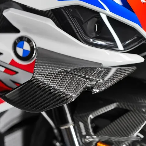 Новинка для BMW S1000RR 2019-2022 M1000RR 2021 2022 аксессуары из углеродного волокна клапаны для мотоциклов дефлектор воздуха подходит для бокового неподвижного крыла