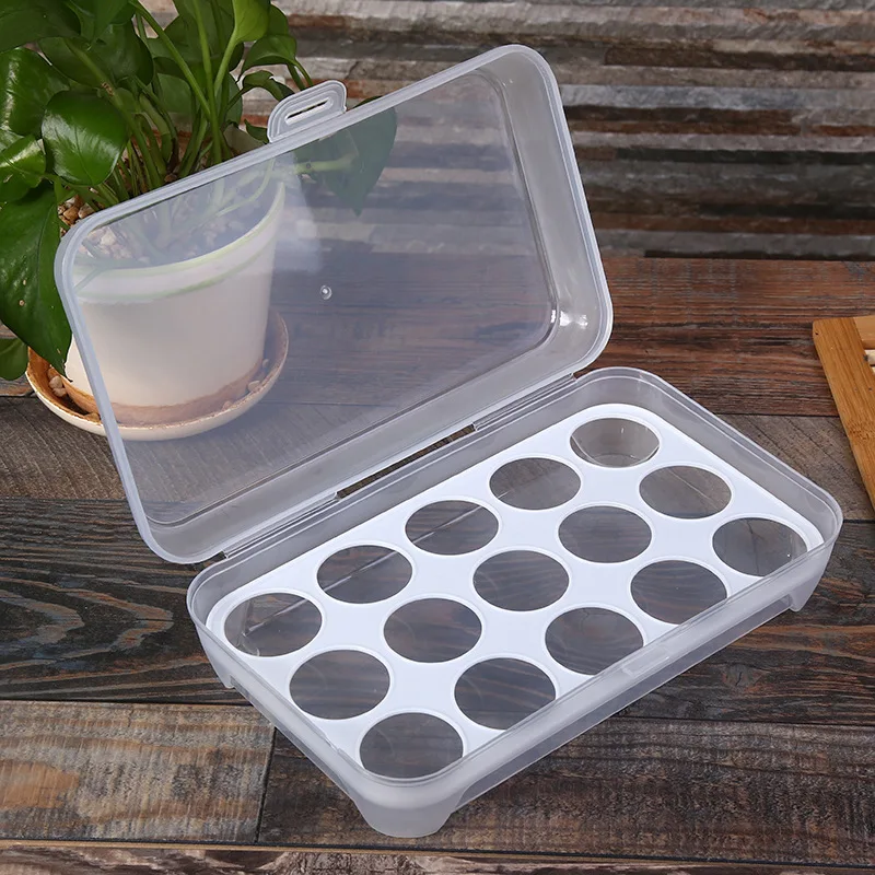 15 яичный контейнер портативный пластиковый для яиц холодильника пищевой коробка