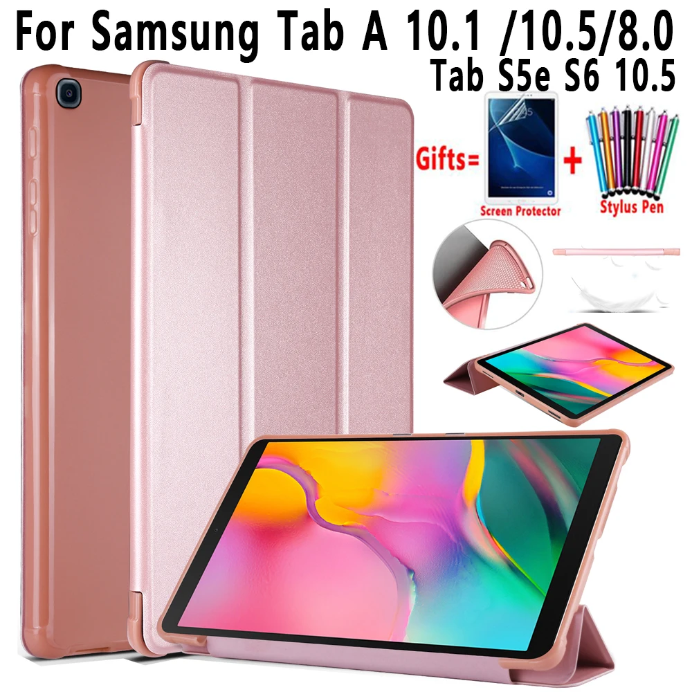 

Soft Shockproof Case for Samsung Galaxy Tab S5e 10.5 S6 A 8.0 10.1 2019 A6 2016 10.5 2018 T720 T860 T510 T580 P200 T590 Cover