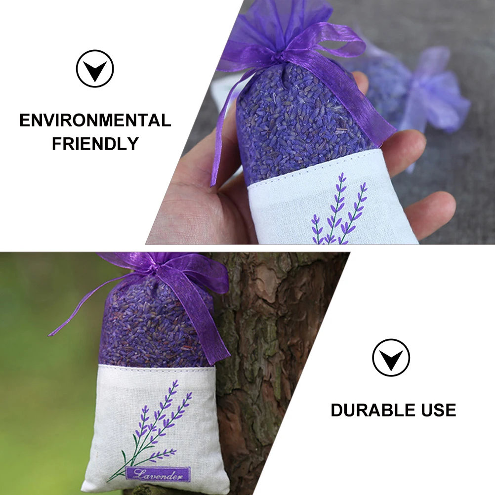 12 шт пустые Лавандовые Сумки Для саше натуральные бутоны сухие цветочные