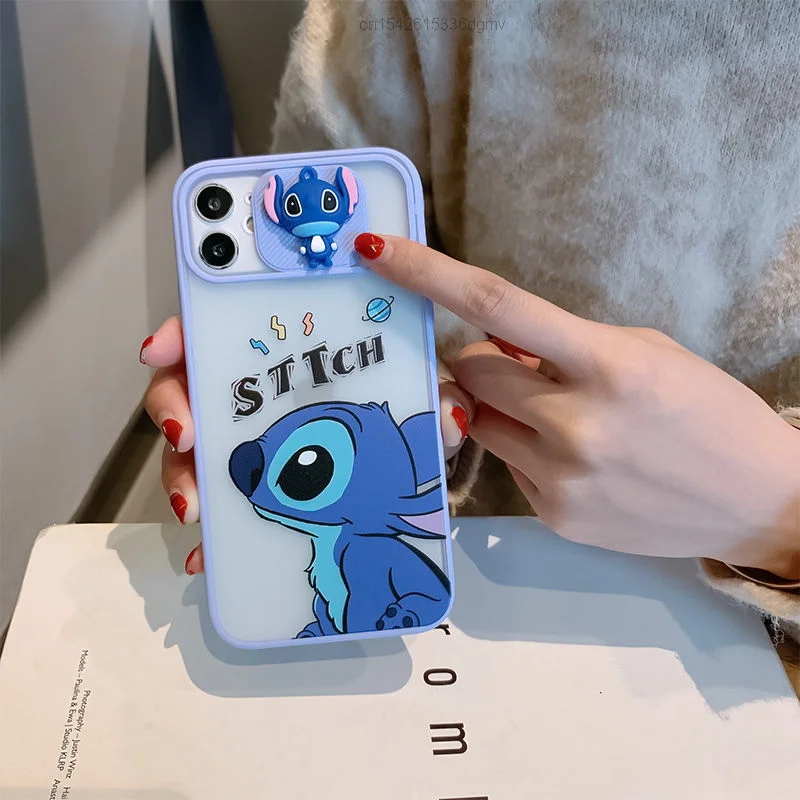 disney lilo stitch cartoon phone case for iphone 12pro se 2 6 6s 7 8 12 mini plus x xs xr 11 pro max cover trend y2k aesthetic free global shipping