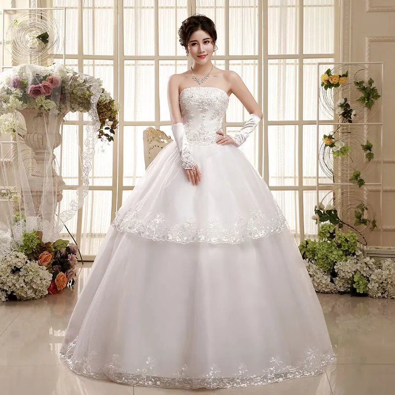 

Женское свадебное платье без рукавов, винтажное платье из тюля с вышивкой и блестками, без бретелек, с открытой спиной и кристаллами, GB100