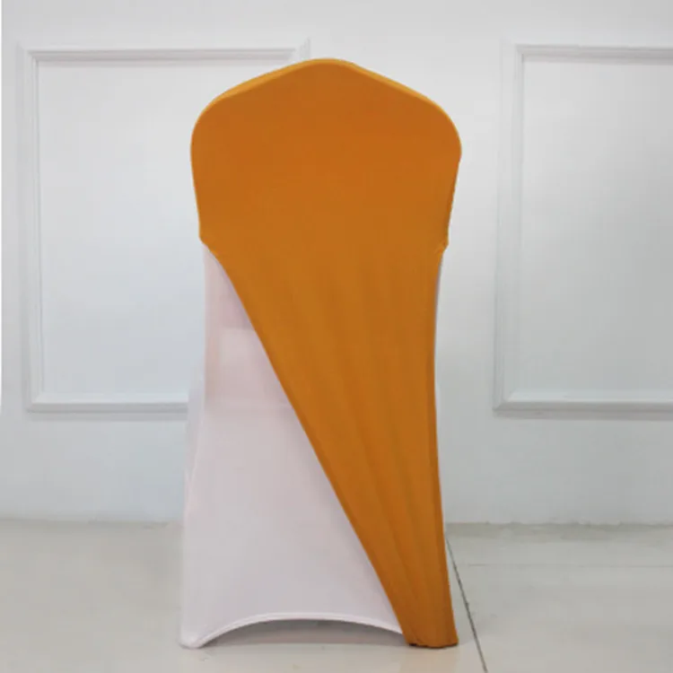 100 шт. чехлы для стула из лайкры и спандекса растягивающаяся Крышка эластичная