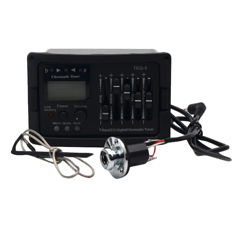 5 акустической гитары предусилителя эквалайзер Классическая акустическая