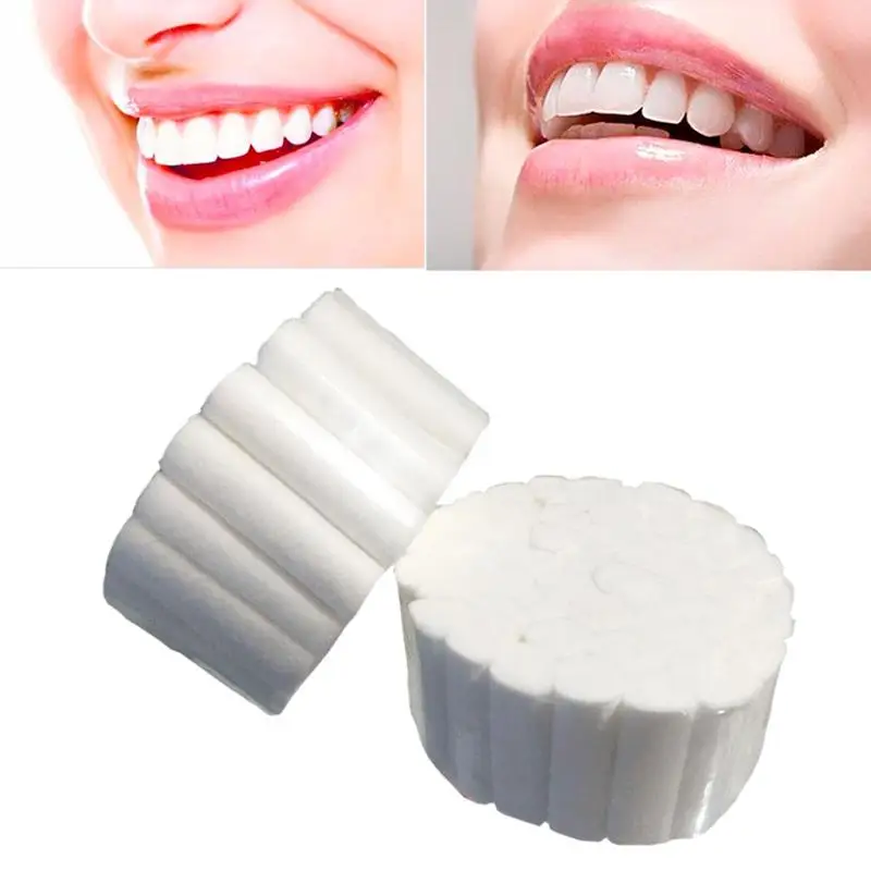 

1 Box Professional Disposable Dental Stanch Bleeding Cotton Rolls Gum Medical Blood-sucking Hemostasis Tooth Rolls Dental C H8T0