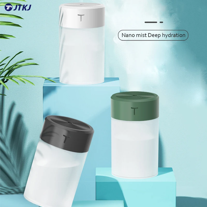 

JTKJ Ultrasonic Air Humidifier Mini Aroma Diffuser Aromatherapy Oil USB LED Home Car Lights Humidificador Filtrar Luz De Noche