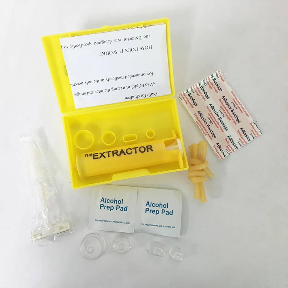 Походный Вакуумный аспиратор насос для экстренного укуса змеи с турникером |