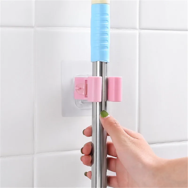 Настенный держатель для швабры 1 шт. крепкие крючки ванной комнаты вешалка метлы