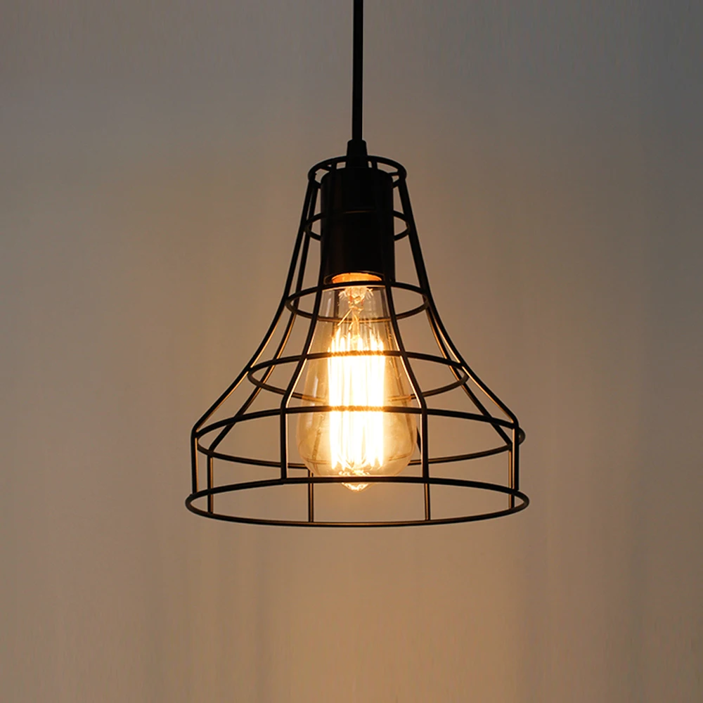 Подвесной светильник классический черный с защитой от ржавчины|Колпаки и
