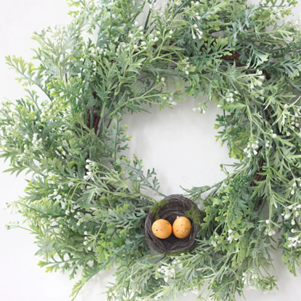 

Wedding Front Door Artificial Plant Wreath With Green Leaves Door Wreath Wall Home Decor