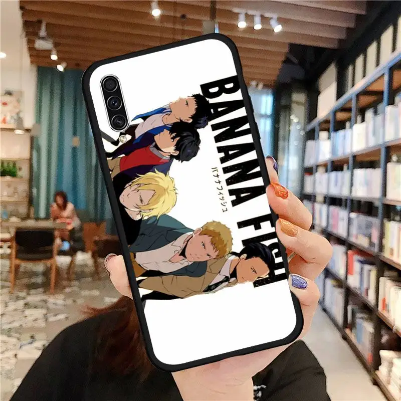 

Anime Banana Fish Anime art Phone Case For Samsung A20 A30 30s A40 A7 2018 J2 J7 prime J4 Plus S5 Note 9 10 Plus