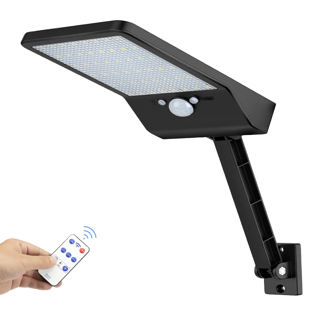 Уличная Светодиодная лампа на солнечной батарее с дистанционным управлением 48