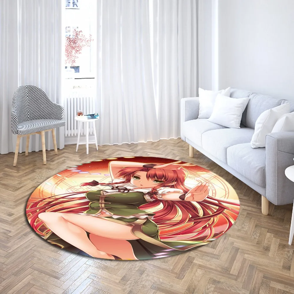 Сексуальное бикини девушки круглый ковер 3D принт в стиле японского аниме ковры