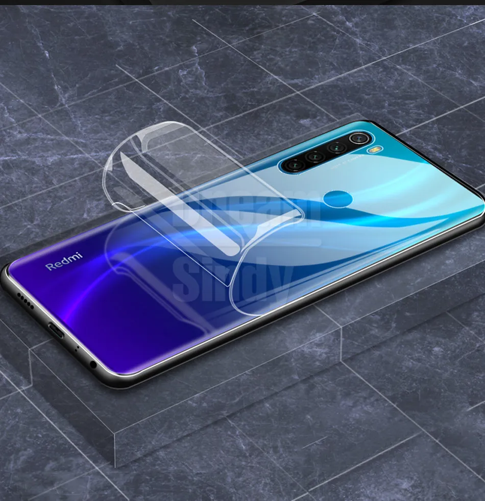 3-1 шт 200D Защитная Гидрогелевая пленка для Xiaomi Redmi Note 8 7 6 5 Pro 8A 7A 6A K20 защита экрана полное покрытие Гидрогелевая пленка
