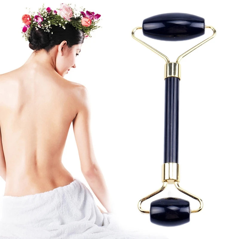 

Jade Roller Gua Sha Massage Kits Anti-Aging for Eye Puffiness Treatment Skin Tightening