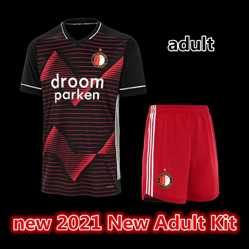 

new adults kit 2021 2022 FeyenoordES shirt TOORNSTRA BOZENIK V.PERSIE BERGHUIS VILHENA JORGENSEN LARSSON Top Quality shirt