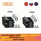 Комплект двигателя постоянного тока с ЧПУ с высоким крутящим моментом CE Nema34 400 нм 5 нм 12 нм и микрошаговый двигатель DM860H и мощность Вт 60 в