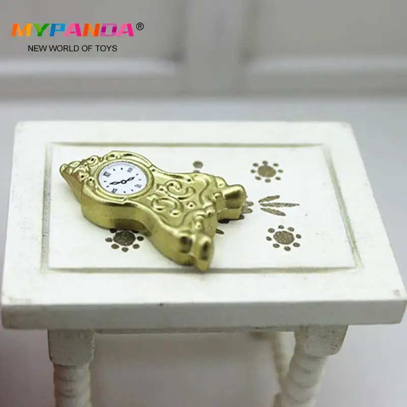 Mini Dollhouse Miniature Furniture Model Ornaments Retro Feel Good Doll Houses Small Clock | Игрушки и хобби