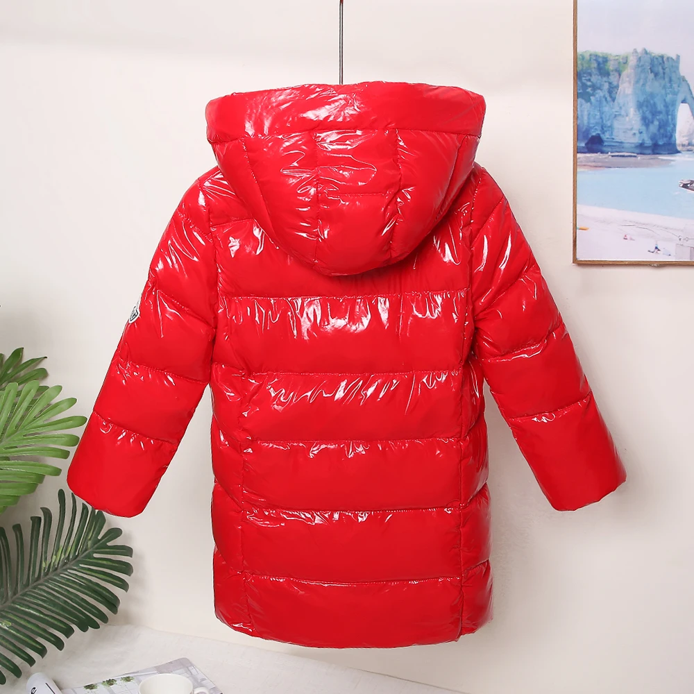 Детская пуховая куртка для мальчиков и девочек водонепроницаемая парка с