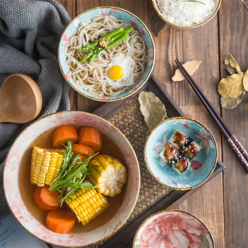 8 дюймов Европейский японский лапши чаша бытовой Ramen чаши посуда салатник миска