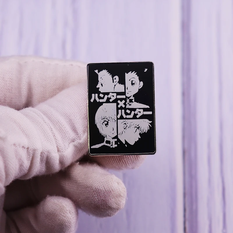 Hunter x брошь на булавке в японском стиле из аниме манжри модная коллекция
