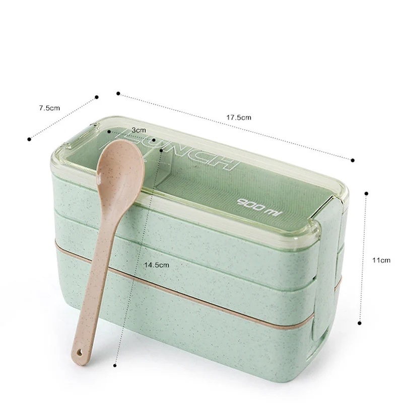 2 3 слоя японский Тонкий Bento Ланчбокс контейнер для еды Bento Ланчбокс с контейнер для ланча мешок микроволновой печи Сейф BPA бесплатно зеленый розовый
