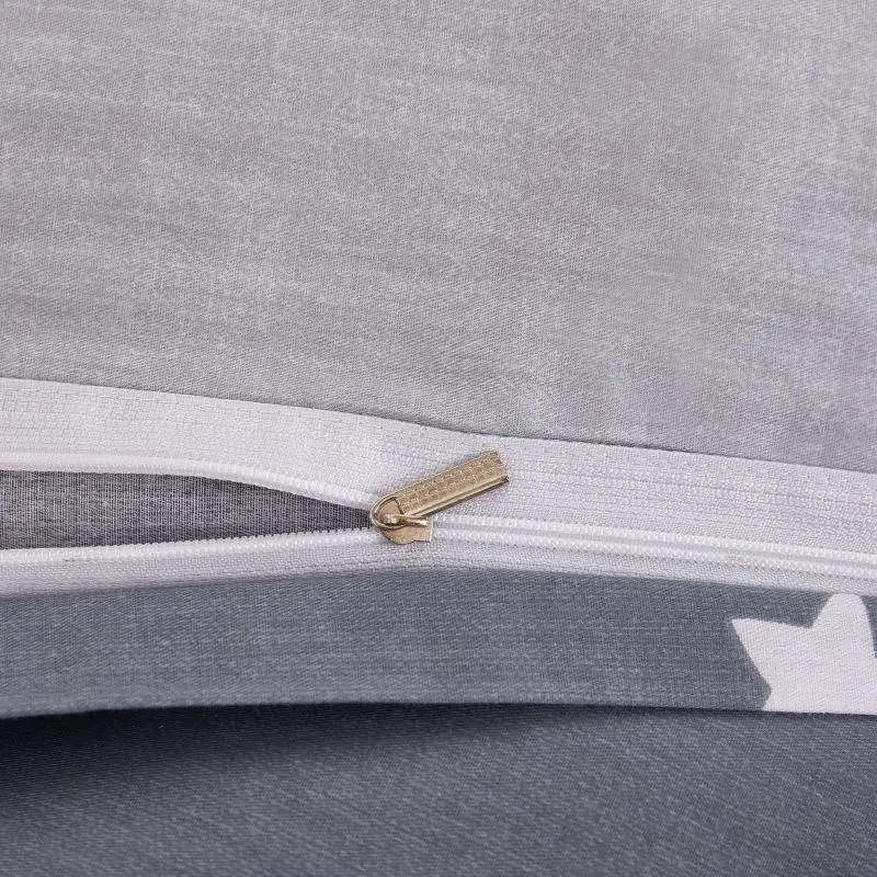 Пододеяльник в скандинавском стиле с принтом животных и гор пододеяльник из 100%