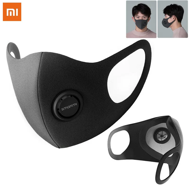 Фильтр-маска XIAOMI Smartmi PM 2 5 с вентиляционным клапаном долговечная маска-фильтр из