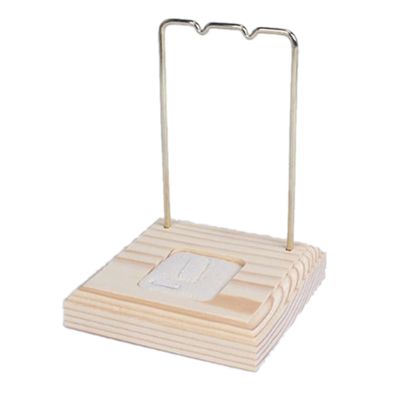 

Wood Metal Jewelry Holder Display Stand Dangle Earrings Hanging Storage Holders Racks