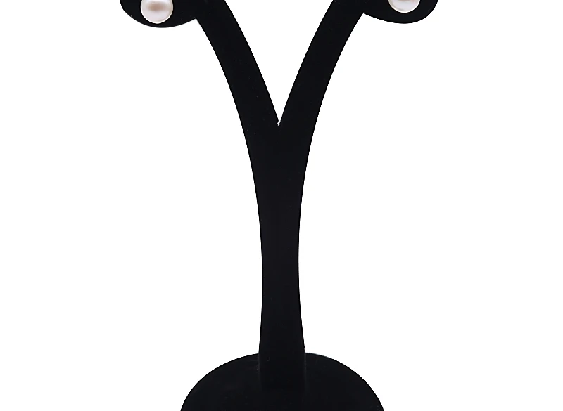 

Akoya Pearl Earrings Studs 6-7mm Round White Akoya Studs 925 Sterling Silver women stud earings women jewelry