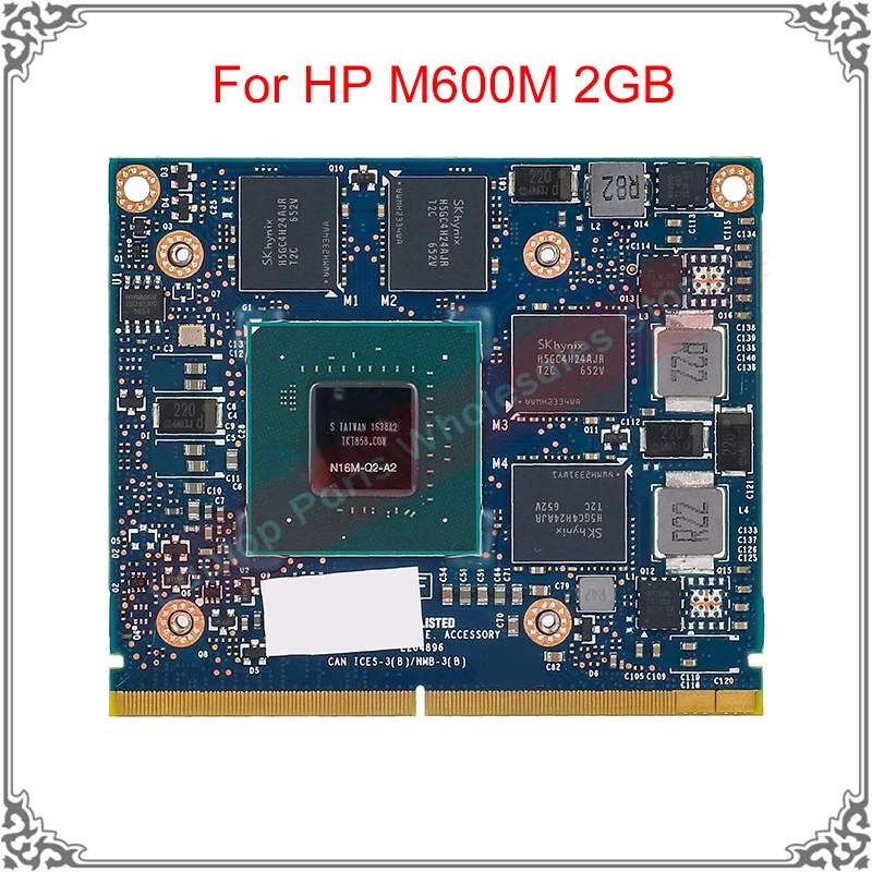 Оригинальная видеокарта для ноутбука hp M600M ZBOOK 15 N16M Q2 A2 DDR5 2 Гб сменная