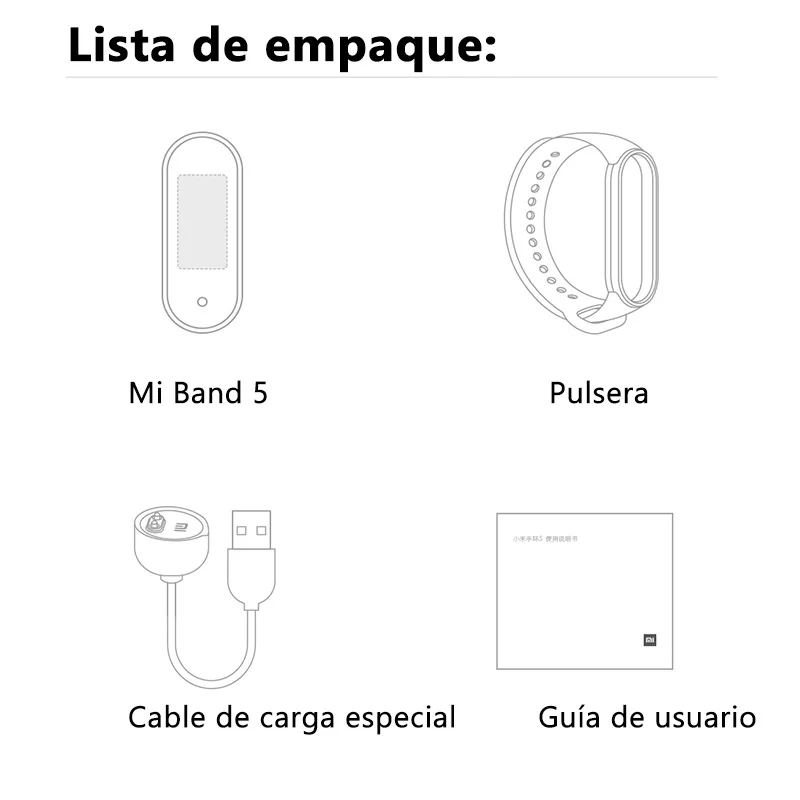 Оригинальный Многофункциональный браслет Xiaomi band 5 версия NFC/ 14 дней автономной