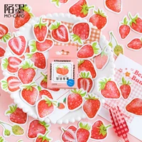 45 pcs boxed yoyo strawberry style decoration basic hand account stickers