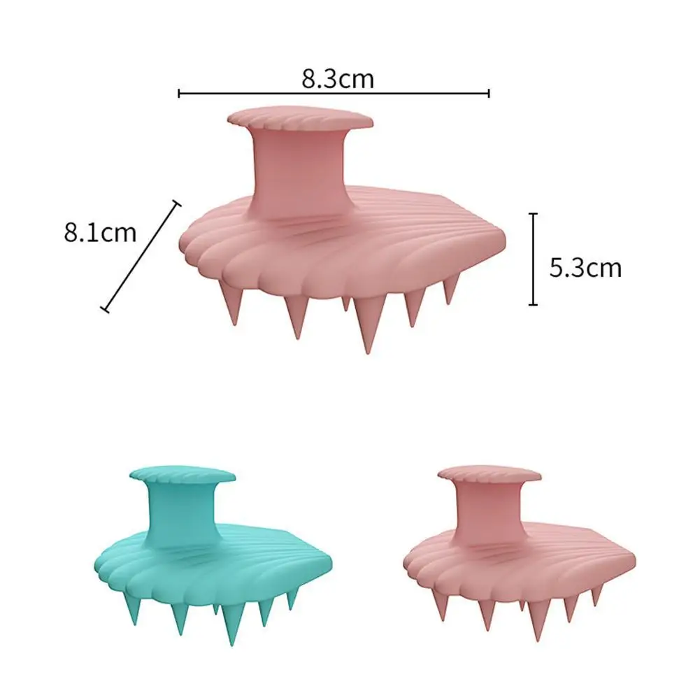 

Silicone Head Body Scalp Massage Brush Comb Shower Bath SPA Slimming Shampoo Hair Washing Massager Comb