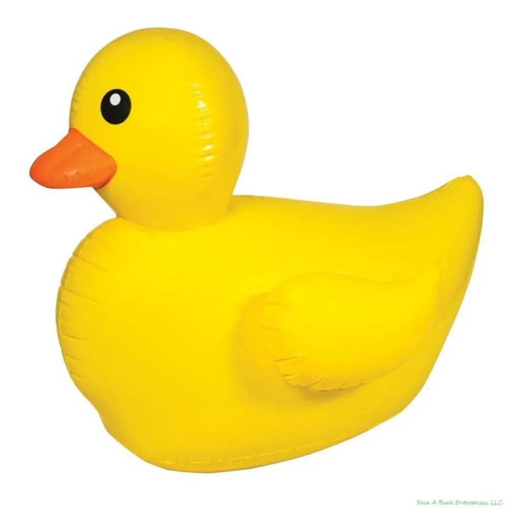 

Inflatable Float Rubber Ducky Duck ~ Birthday Pool Toy Party Outdoor Fun